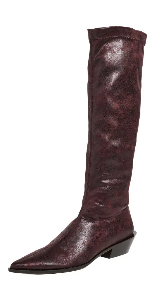 Tibi Bronson Faux Leather Boots