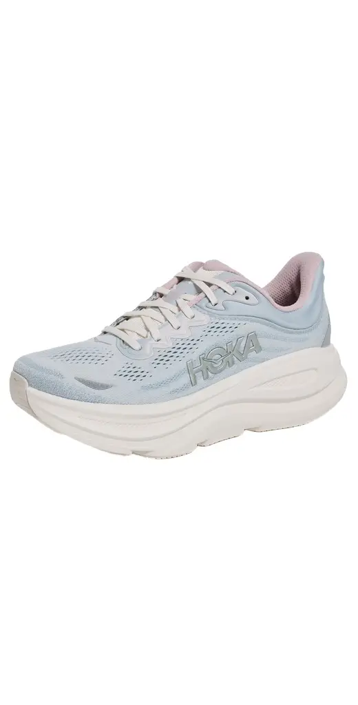 Hoka Bondi 9 Sneakers Alabaster/Mineral Blue 8 | Image 1 Hoka Bondi 9 Sneakers Alabaster/Mineral Blue 8 | Image 1