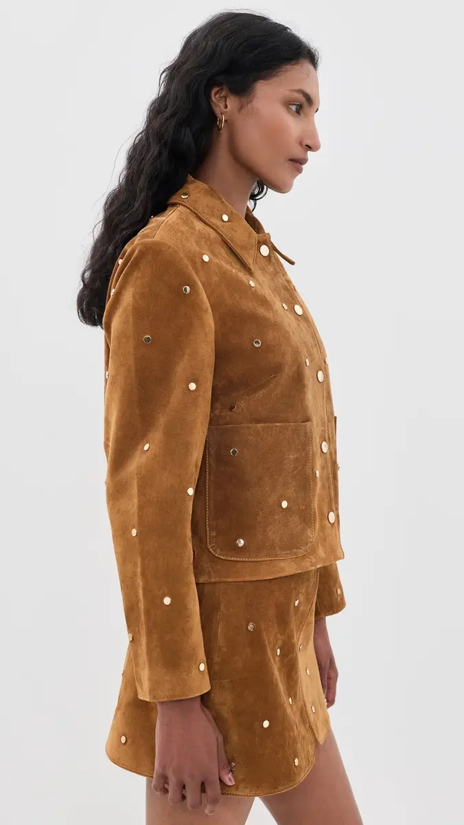 HUNTER BELL Hanlin Suede Jacket | Thumbnail 4 HUNTER BELL Hanlin Suede Jacket | Thumbnail 4