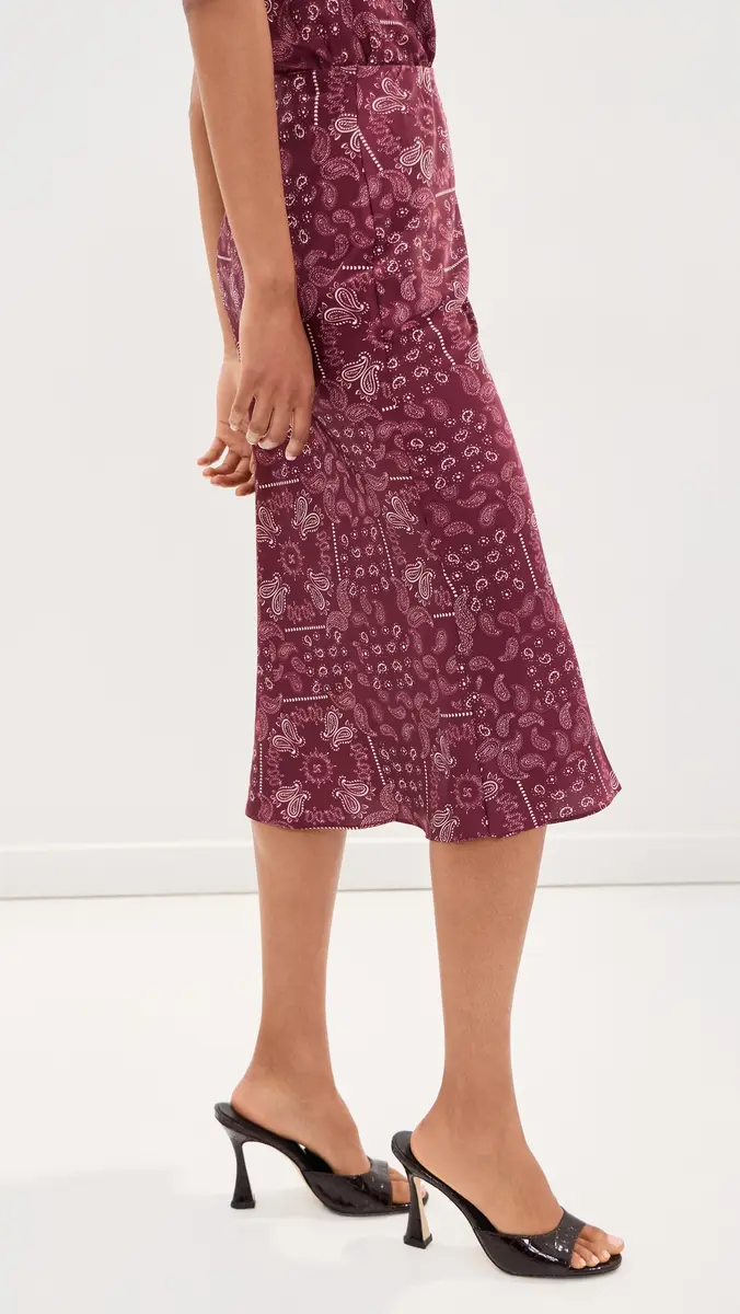 LE BOP Olive Midi Skirt | Thumbnail 4 LE BOP Olive Midi Skirt | Thumbnail 4