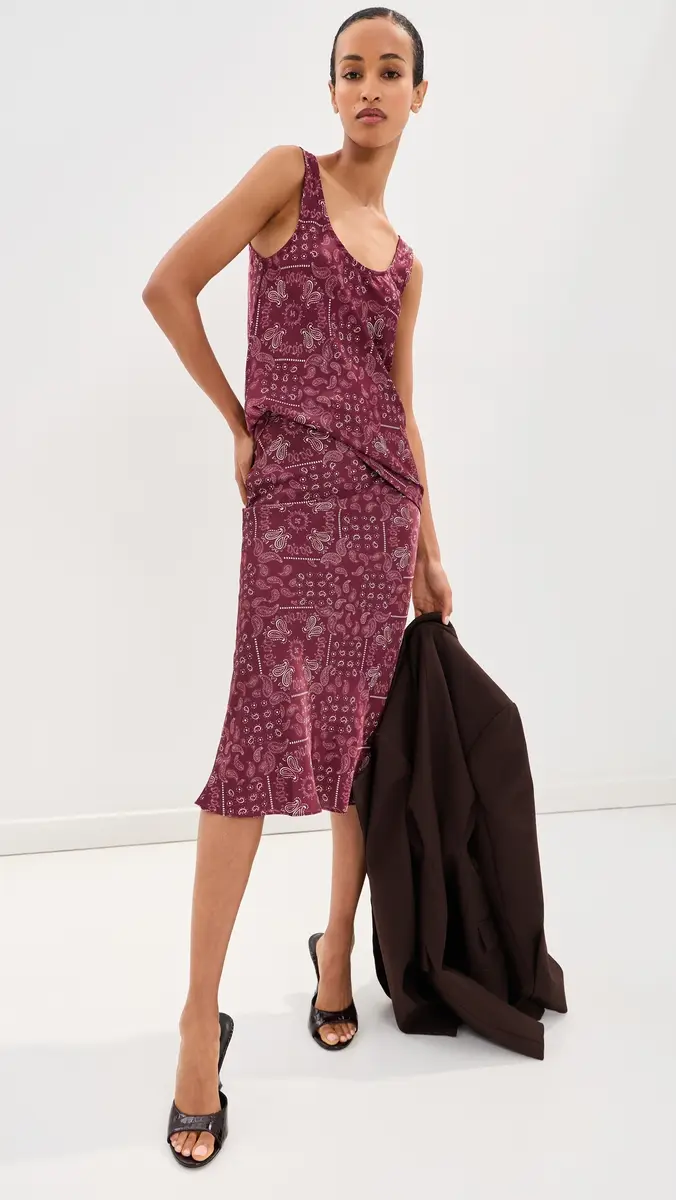 LE BOP Olive Midi Skirt | Thumbnail 5 LE BOP Olive Midi Skirt | Thumbnail 5