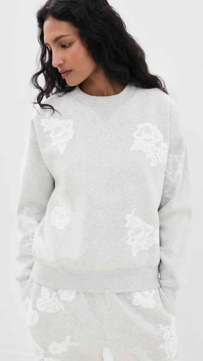 LoveShackFancy Havenleigh Sweatshirt | Thumbnail 2 LoveShackFancy Havenleigh Sweatshirt | Thumbnail 2