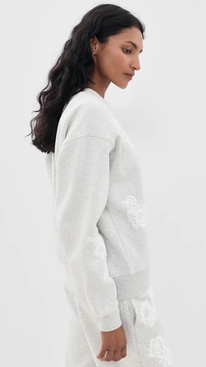 LoveShackFancy Havenleigh Sweatshirt | Thumbnail 4 LoveShackFancy Havenleigh Sweatshirt | Thumbnail 4