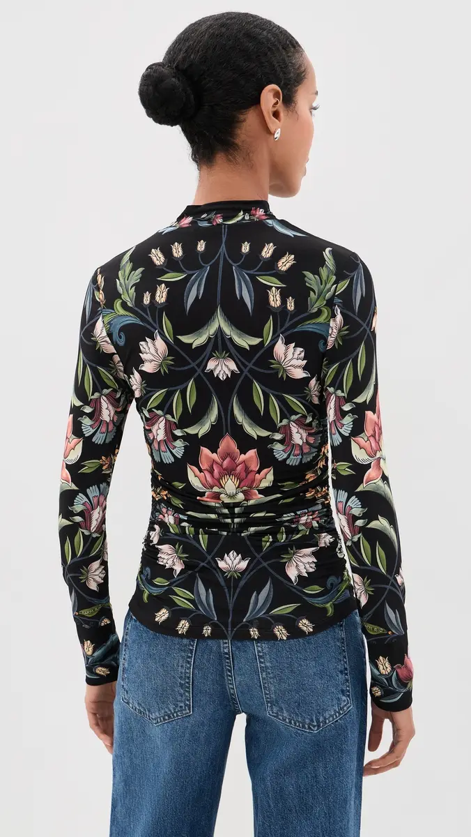 Farm Rio Natalia Jersey Blouse | Thumbnail 3