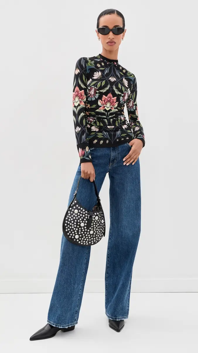 Farm Rio Natalia Jersey Blouse | Thumbnail 5