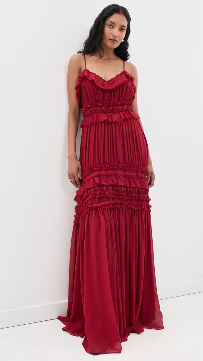 Ulla Johnson Dorothea Sleeveless Silk Gown | Thumbnail 2 Ulla Johnson Dorothea Sleeveless Silk Gown | Thumbnail 2