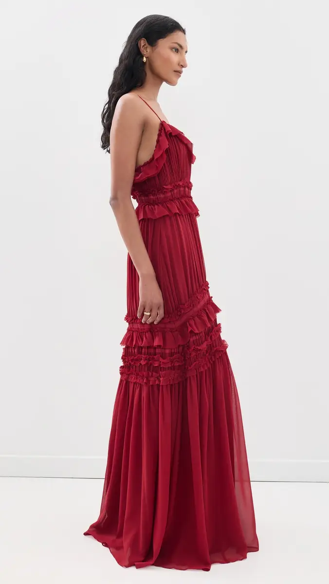 Ulla Johnson Dorothea Sleeveless Silk Gown | Thumbnail 4 Ulla Johnson Dorothea Sleeveless Silk Gown | Thumbnail 4