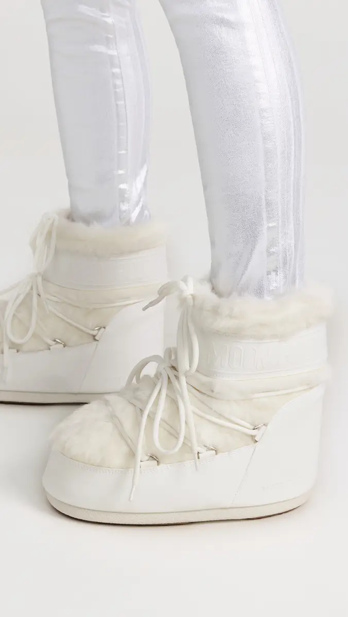 Moon Boot Icon Low Faux Fur Boots | Thumbnail 3 Moon Boot Icon Low Faux Fur Boots | Thumbnail 3