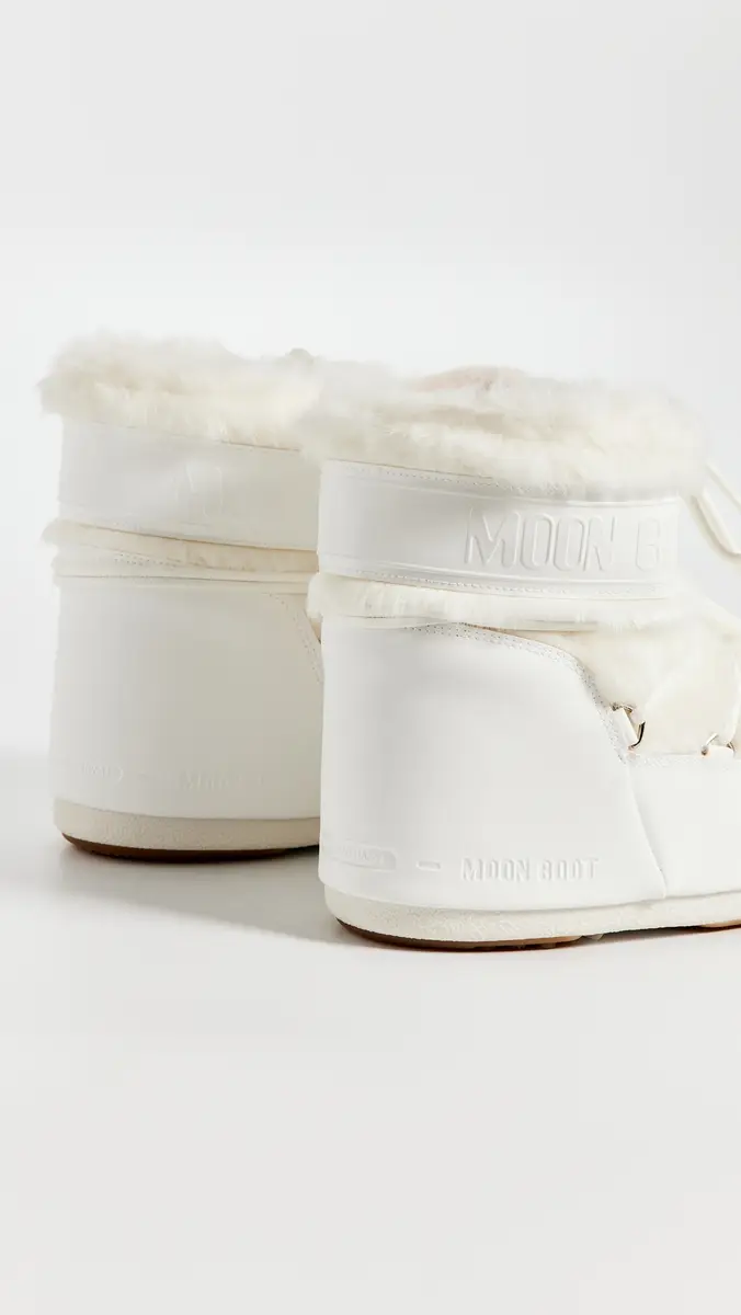 Moon Boot Icon Low Faux Fur Boots | Thumbnail 4 Moon Boot Icon Low Faux Fur Boots | Thumbnail 4