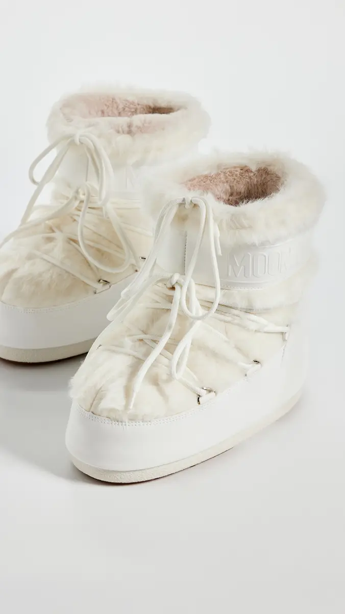 Moon Boot Icon Low Faux Fur Boots | Thumbnail 5 Moon Boot Icon Low Faux Fur Boots | Thumbnail 5