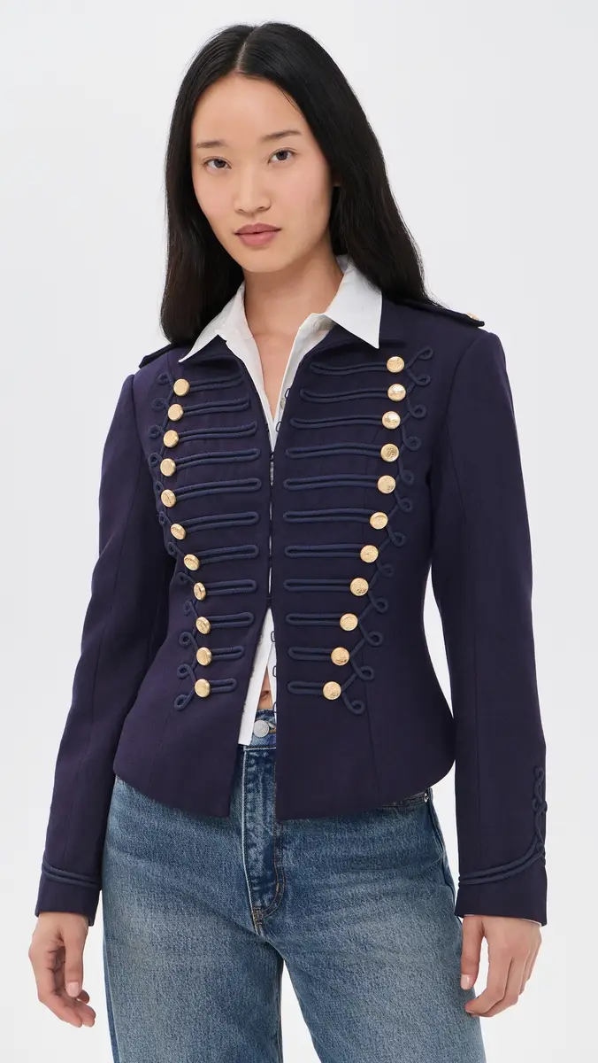 Rowing Blazers Wool Napolean Military Jacket | Thumbnail 2 Rowing Blazers Wool Napolean Military Jacket | Thumbnail 2