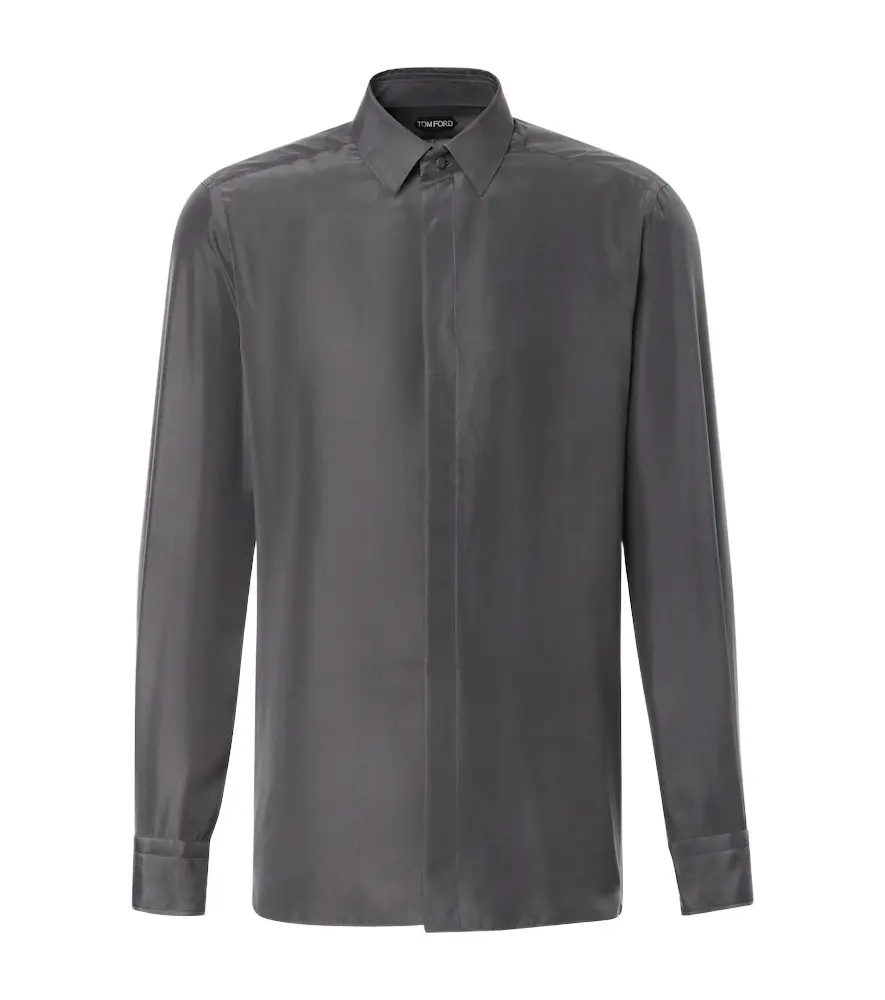Tom Ford Enzyme silk twill shirt