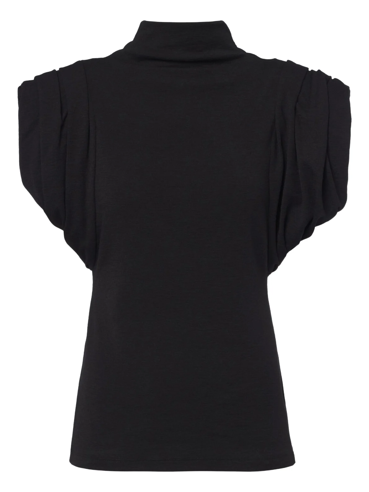 Mugler High-neck wool-blend top
