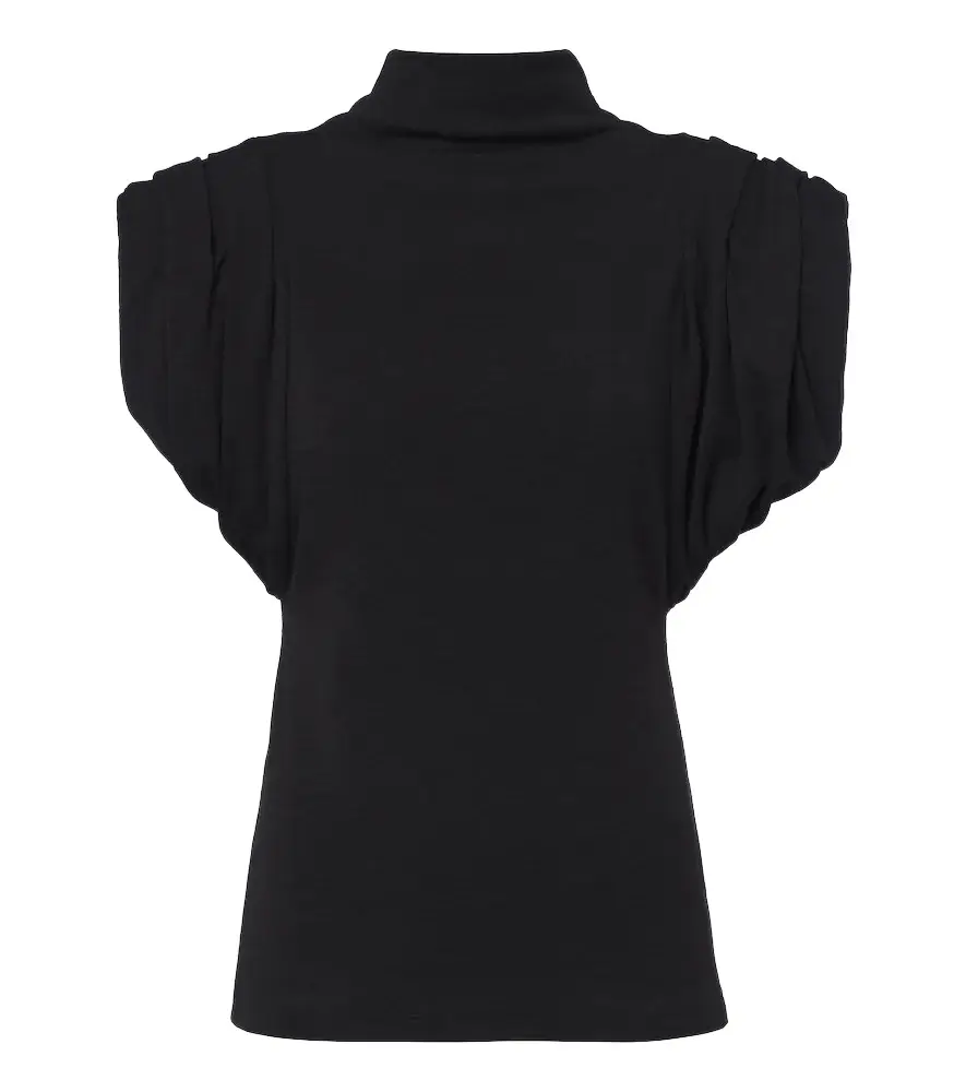 Mugler High-neck wool-blend top | Image 1 Mugler High-neck wool-blend top | Image 1