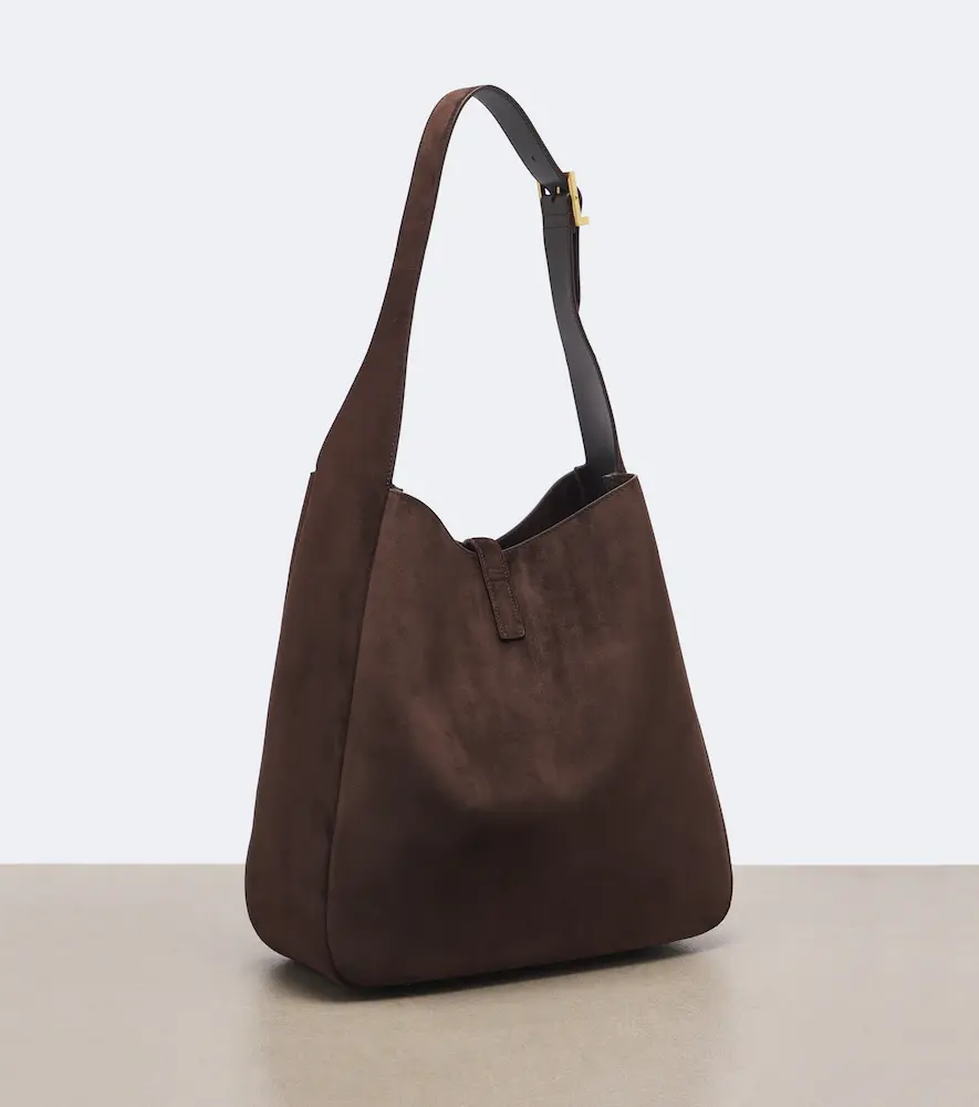 Saint Laurent Le 5 à 7 Supple Large suede shoulder bag | Thumbnail 2 Saint Laurent Le 5 à 7 Supple Large suede shoulder bag | Thumbnail 2