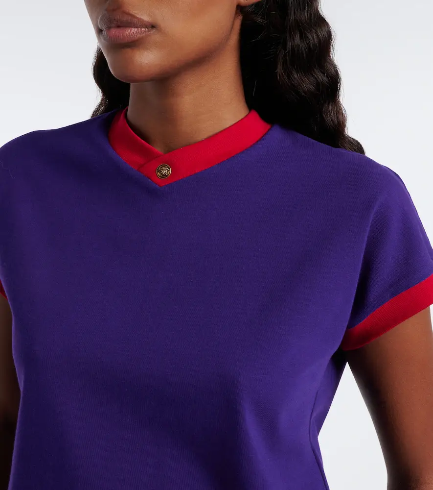 Versace Medusa cotton-blend jersey T-shirt | Thumbnail 2 Versace Medusa cotton-blend jersey T-shirt | Thumbnail 2