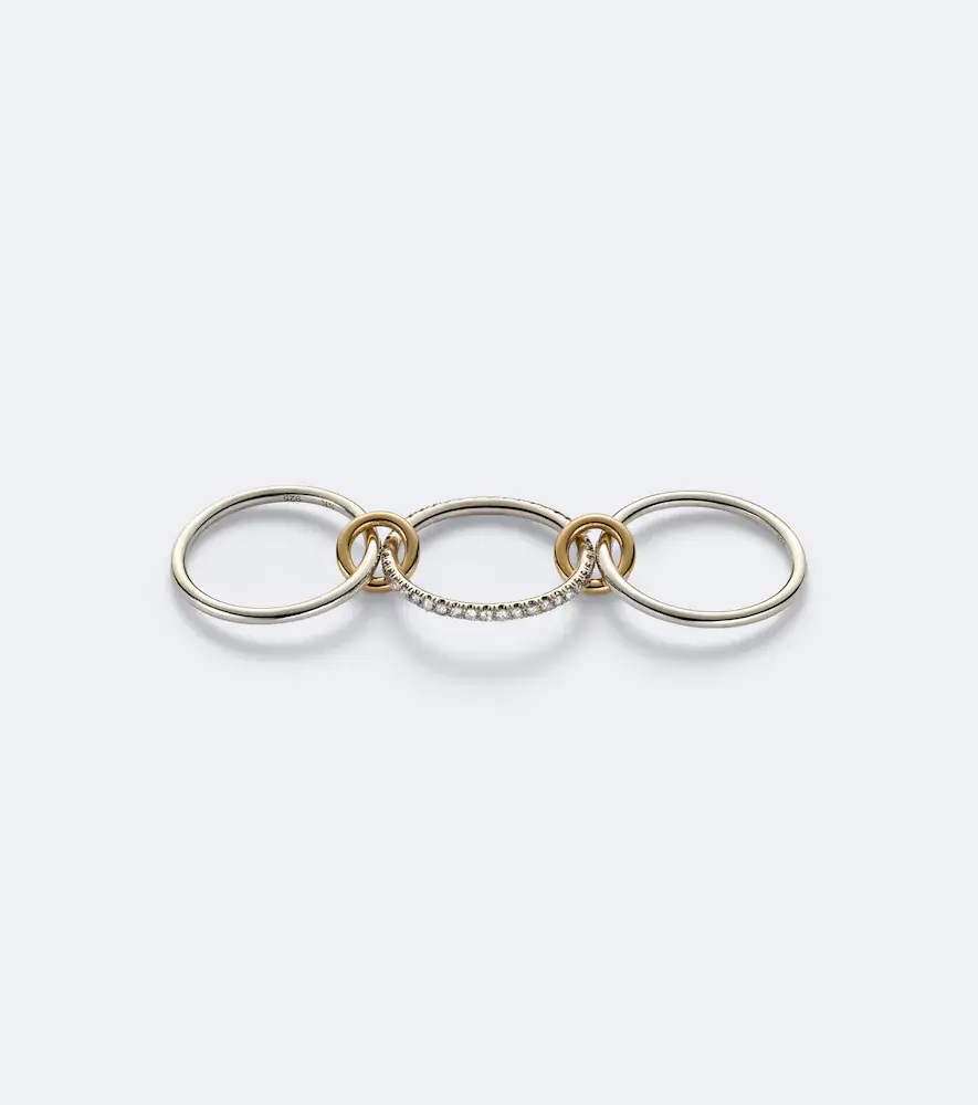 Spinelli Kilcollin Sonny sterling silver and 18kt gold ring with diamonds | Thumbnail 5 Spinelli Kilcollin Sonny sterling silver and 18kt gold ring with diamonds | Thumbnail 5