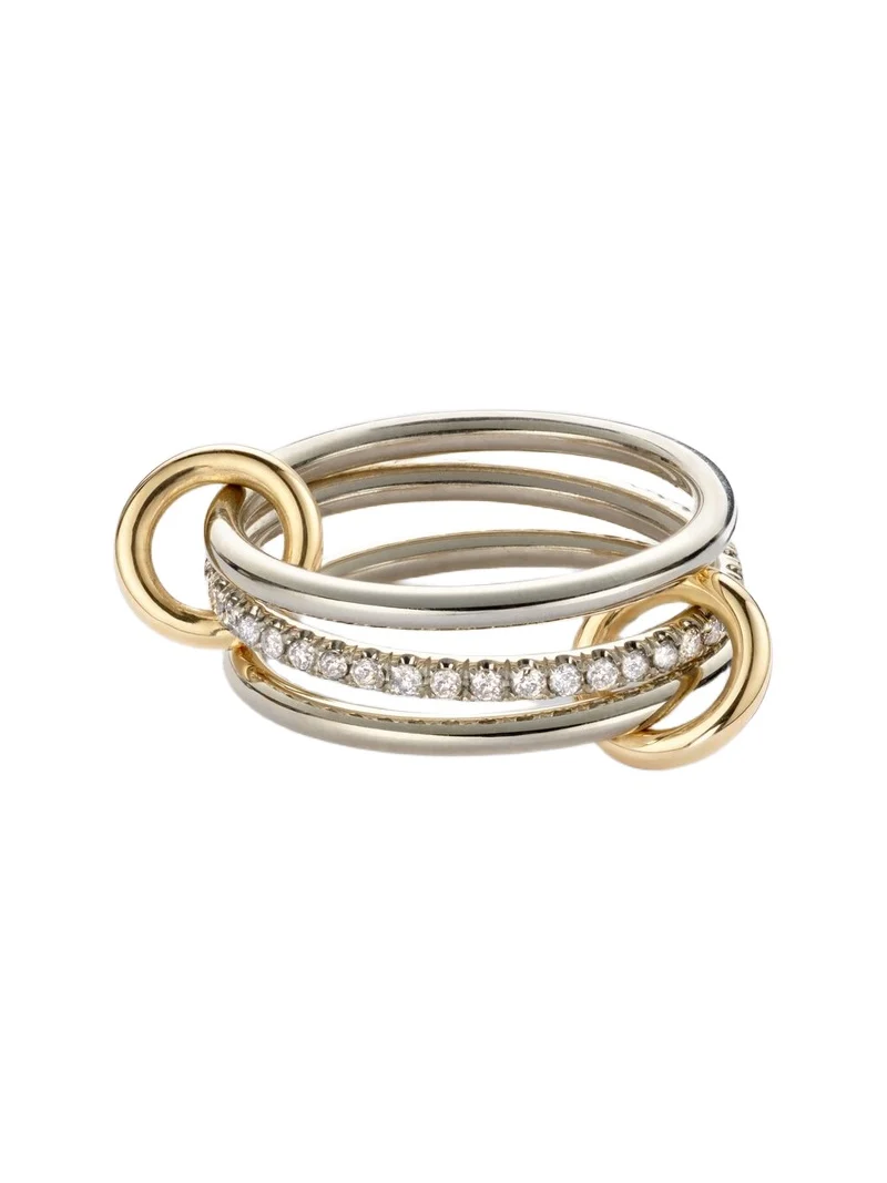 Sonny sterling silver and 18kt gold ring with diamonds Sonny sterling silver and 18kt gold ring with diamonds