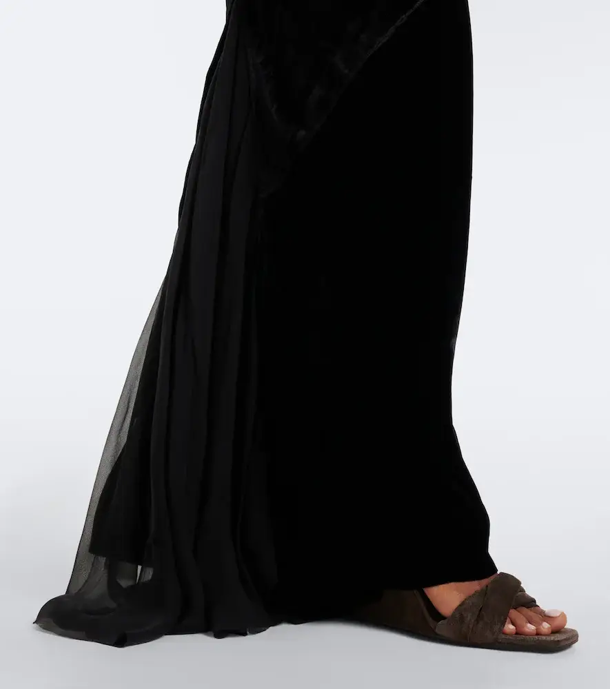 Rick Owens Combo tulle-trimmed gown | Thumbnail 6 Rick Owens Combo tulle-trimmed gown | Thumbnail 6