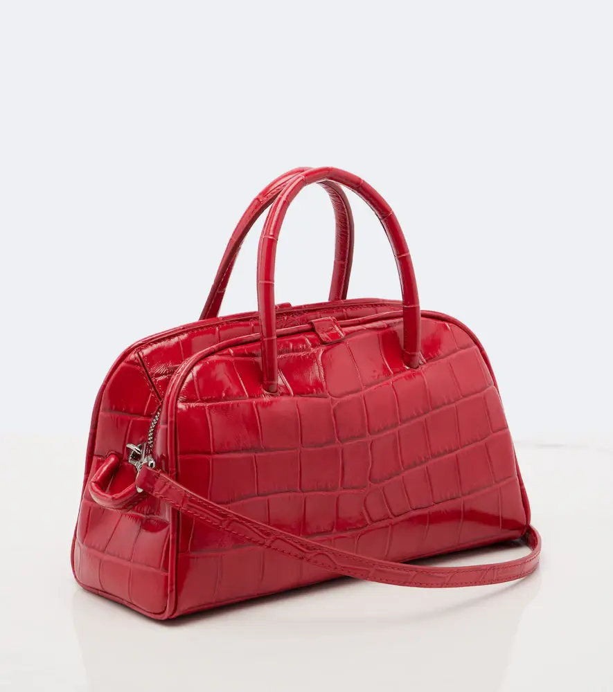 Jacquemus Turismo Small croc-effect leather bowling bag | Thumbnail 3 Jacquemus Turismo Small croc-effect leather bowling bag | Thumbnail 3