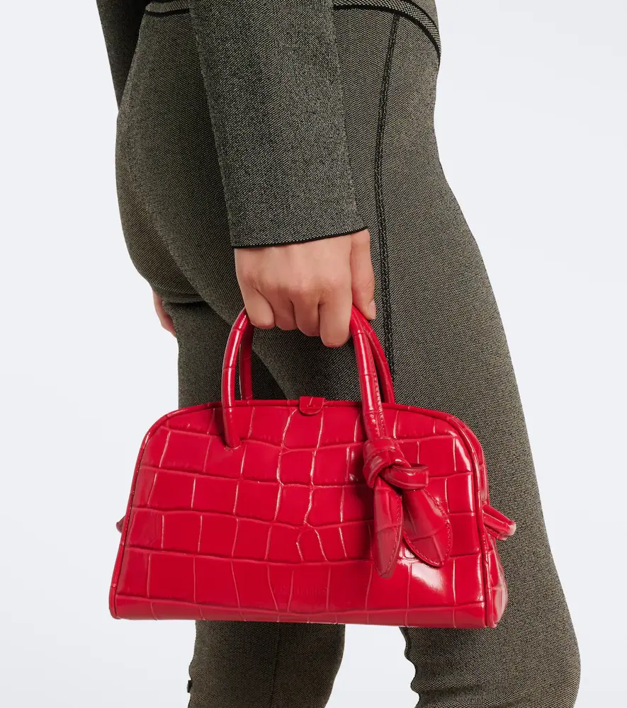 Jacquemus Turismo Small croc-effect leather bowling bag | Thumbnail 7 Jacquemus Turismo Small croc-effect leather bowling bag | Thumbnail 7