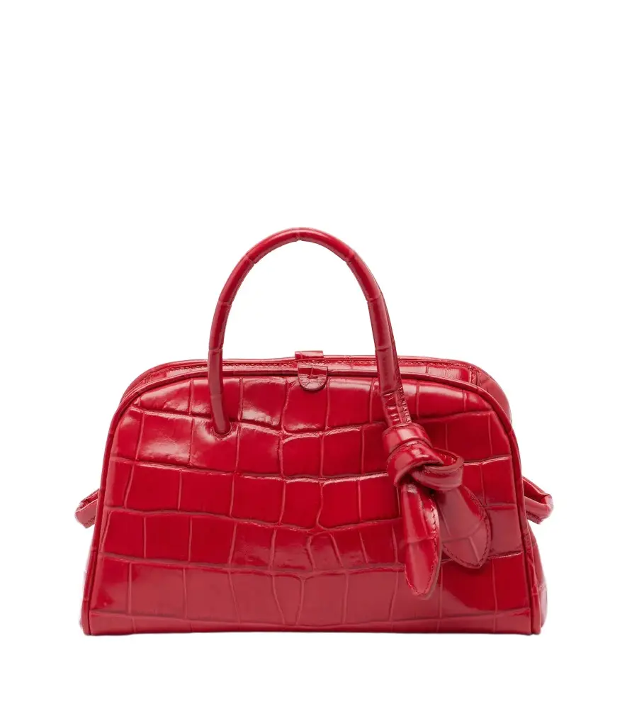 Jacquemus Turismo Small croc-effect leather bowling bag | Image 1 Jacquemus Turismo Small croc-effect leather bowling bag | Image 1