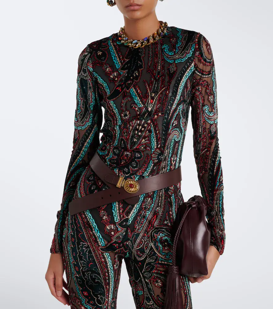 Etro Patch-appliqué paisley top | Thumbnail 4 Etro Patch-appliqué paisley top | Thumbnail 4