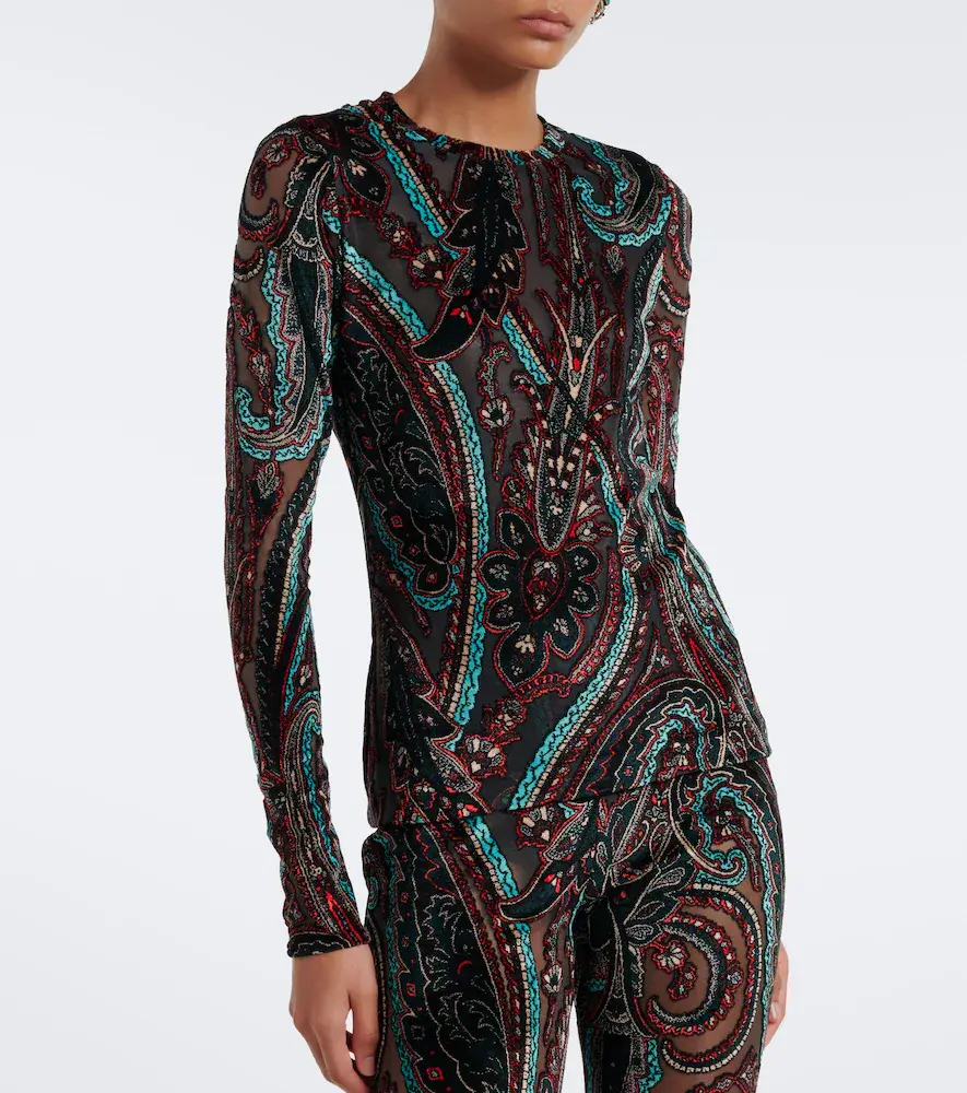Etro Patch-appliqué paisley top | Thumbnail 5 Etro Patch-appliqué paisley top | Thumbnail 5