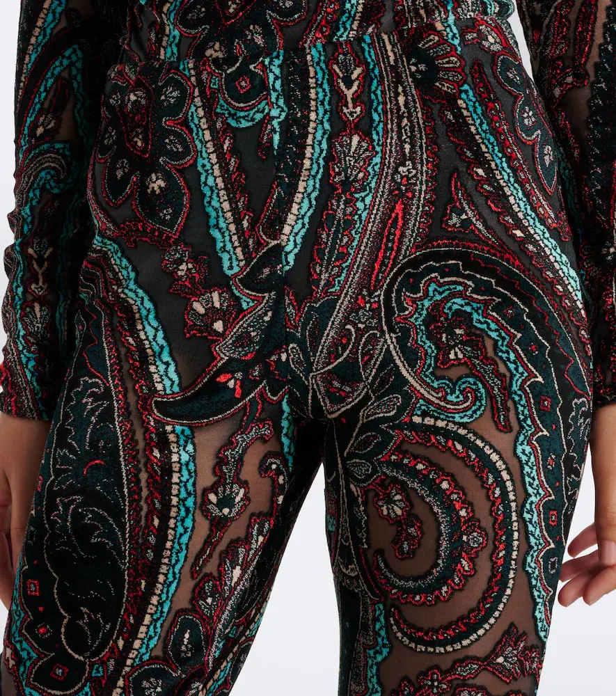 Etro Patch-appliqué paisley flared pants | Thumbnail 2