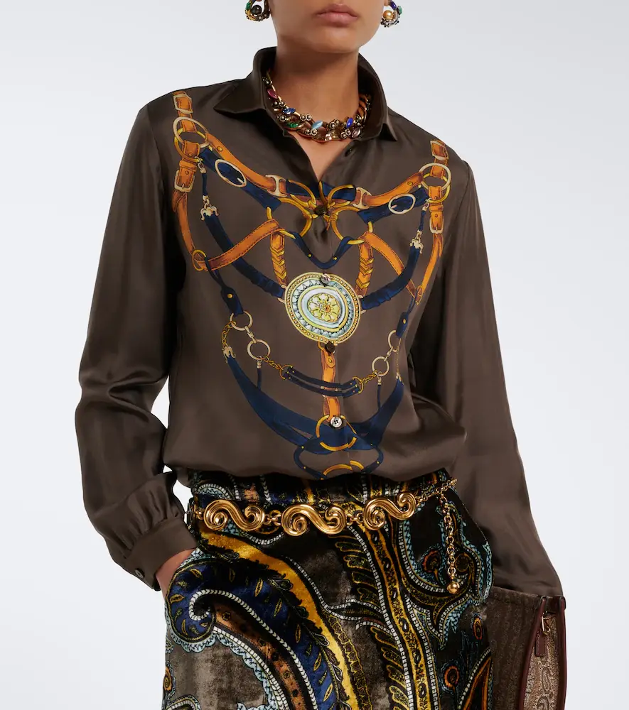 Etro Printed silk shirt | Thumbnail 5 Etro Printed silk shirt | Thumbnail 5