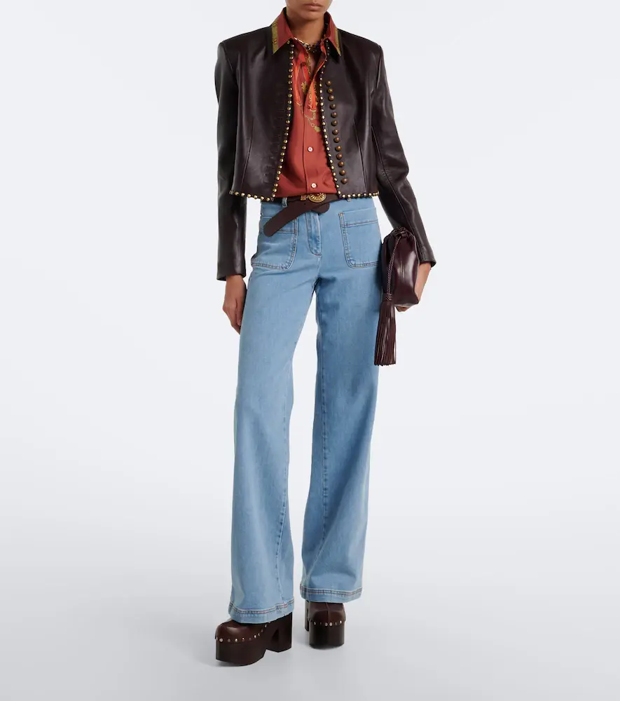 Etro Printed silk satin shirt | Thumbnail 7 Etro Printed silk satin shirt | Thumbnail 7