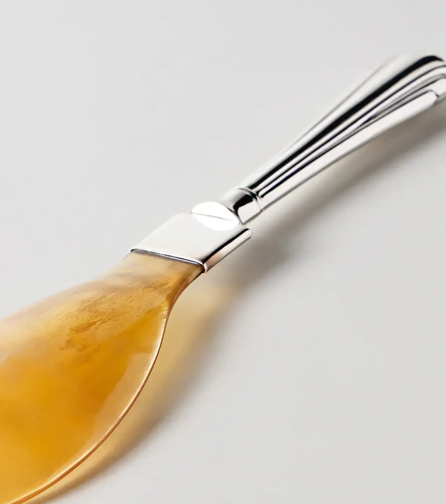 Tavares 1922 Horn and sterling silver salad spoon | Thumbnail 2 Tavares 1922 Horn and sterling silver salad spoon | Thumbnail 2