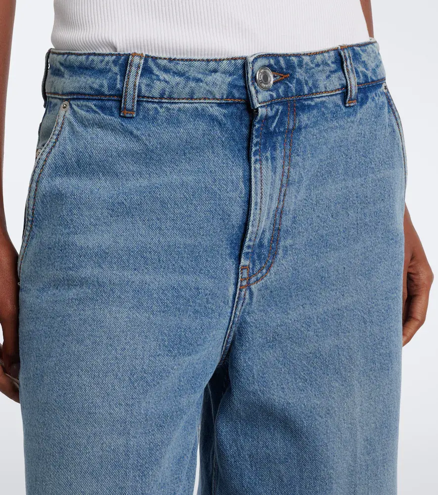 AMI PARIS Mid-rise wide-leg jeans | Thumbnail 4