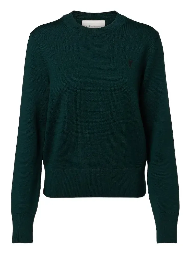 AMI PARIS Ami de Coeur virgin wool sweater