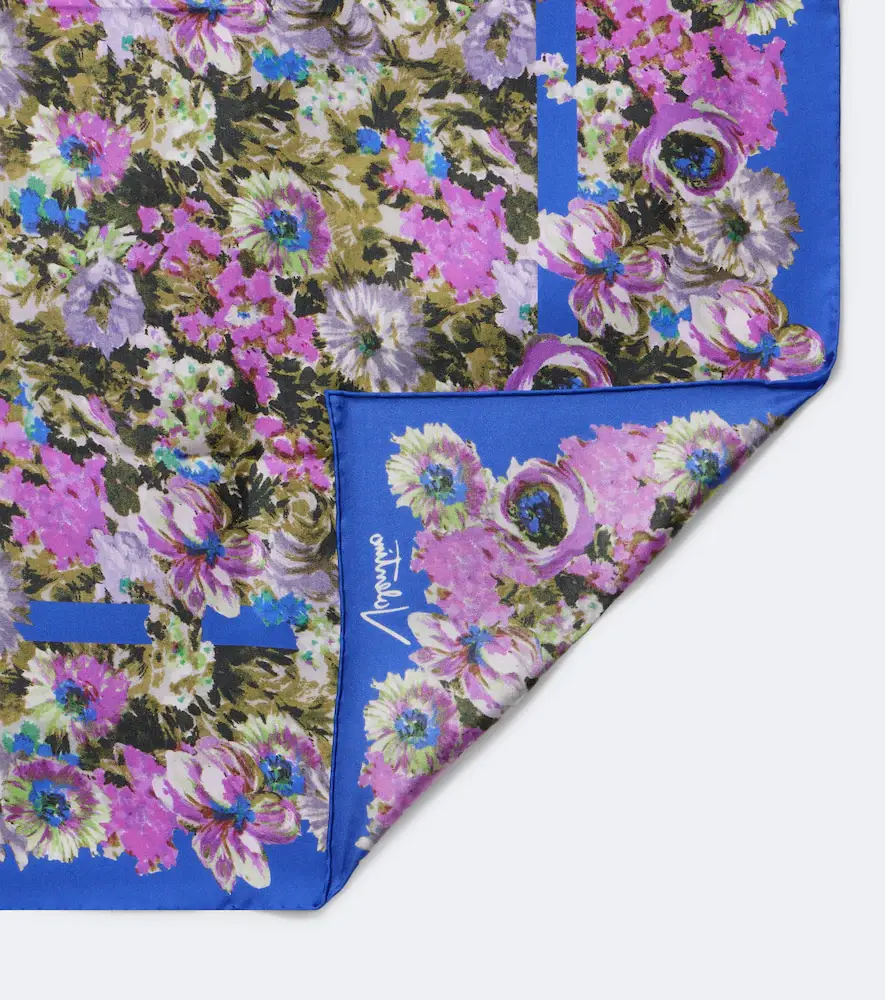Valentino Garavani Floral silk scarf | Thumbnail 3 Valentino Garavani Floral silk scarf | Thumbnail 3