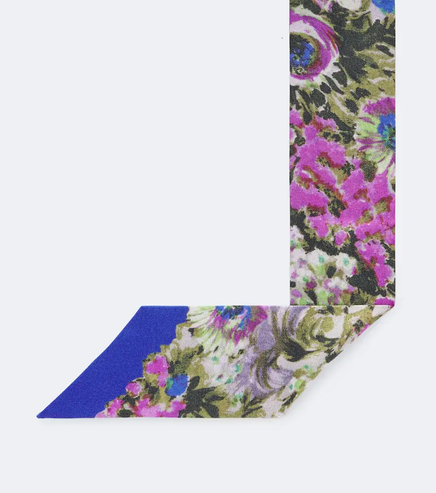 Valentino Garavani Floral silk scarf | Thumbnail 2
