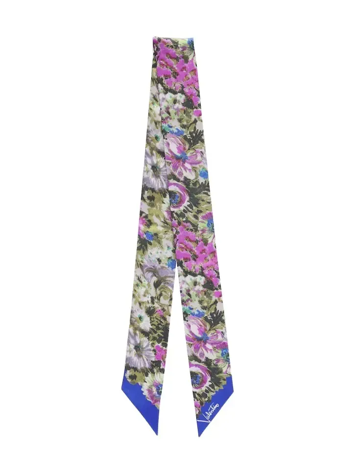 Valentino Garavani Floral silk scarf