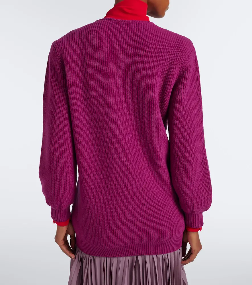 Valentino Garavani Oversized virgin wool sweater | Thumbnail 3 Valentino Garavani Oversized virgin wool sweater | Thumbnail 3
