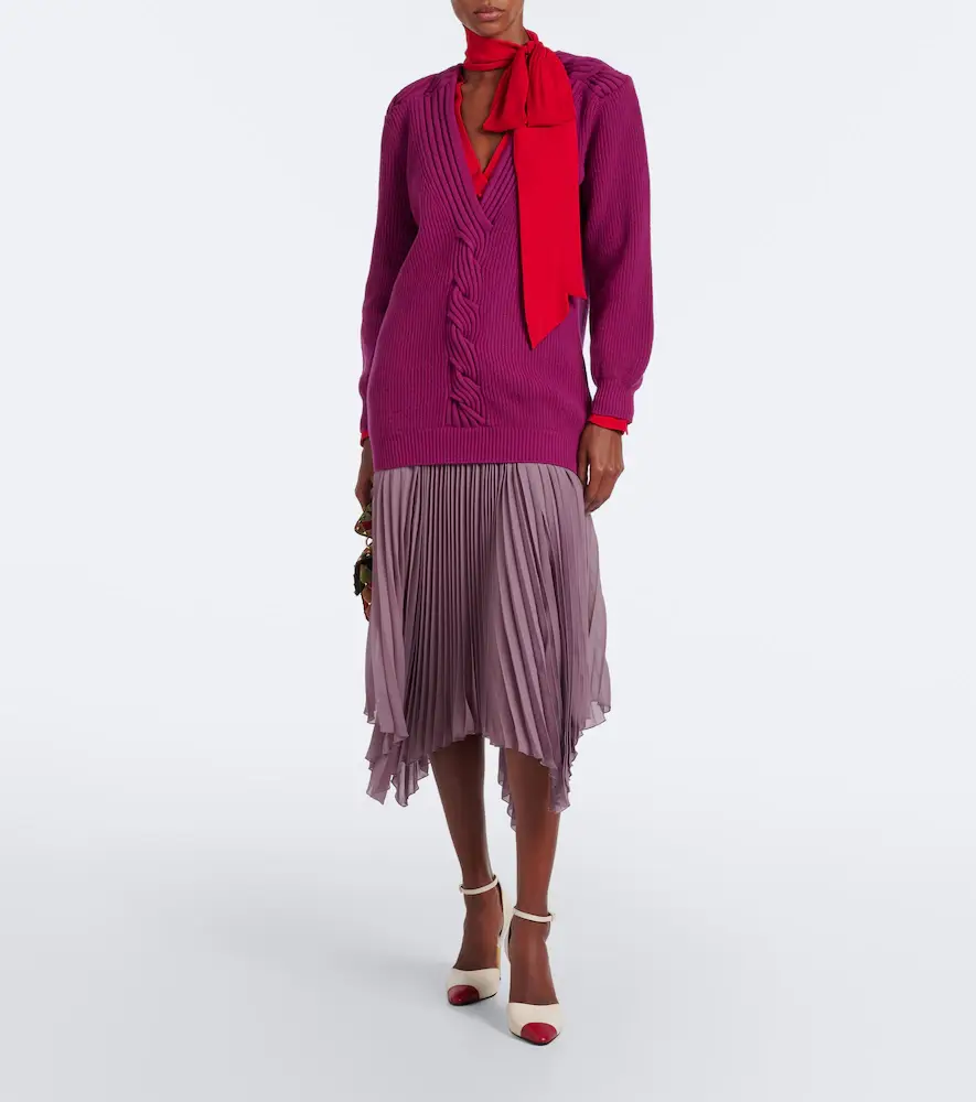 Valentino Garavani Oversized virgin wool sweater | Thumbnail 4 Valentino Garavani Oversized virgin wool sweater | Thumbnail 4