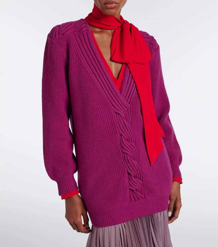 Valentino Garavani Oversized virgin wool sweater | Thumbnail 5 Valentino Garavani Oversized virgin wool sweater | Thumbnail 5
