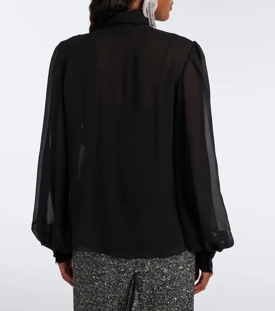 Valentino Garavani Silk-blend chiffon blouse | Thumbnail 5 Valentino Garavani Silk-blend chiffon blouse | Thumbnail 5