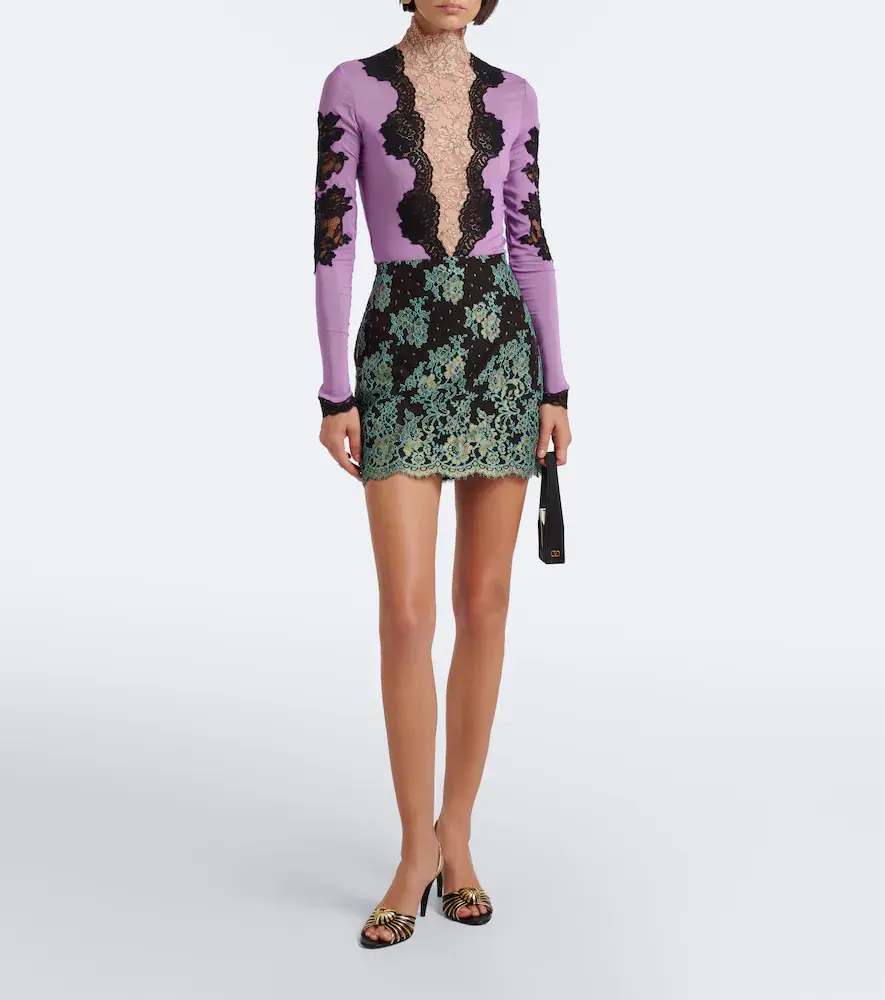 Valentino Garavani Lace miniskirt | Thumbnail 5 Valentino Garavani Lace miniskirt | Thumbnail 5
