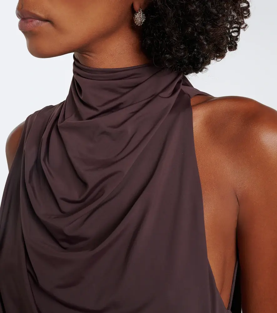 DE LA VALI Lurna draped jersey maxi dress | Thumbnail 5 DE LA VALI Lurna draped jersey maxi dress | Thumbnail 5