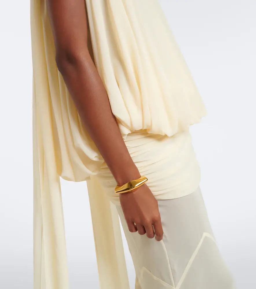 DE LA VALI Inara Gathered chiffon maxi dress | Thumbnail 4 DE LA VALI Inara Gathered chiffon maxi dress | Thumbnail 4
