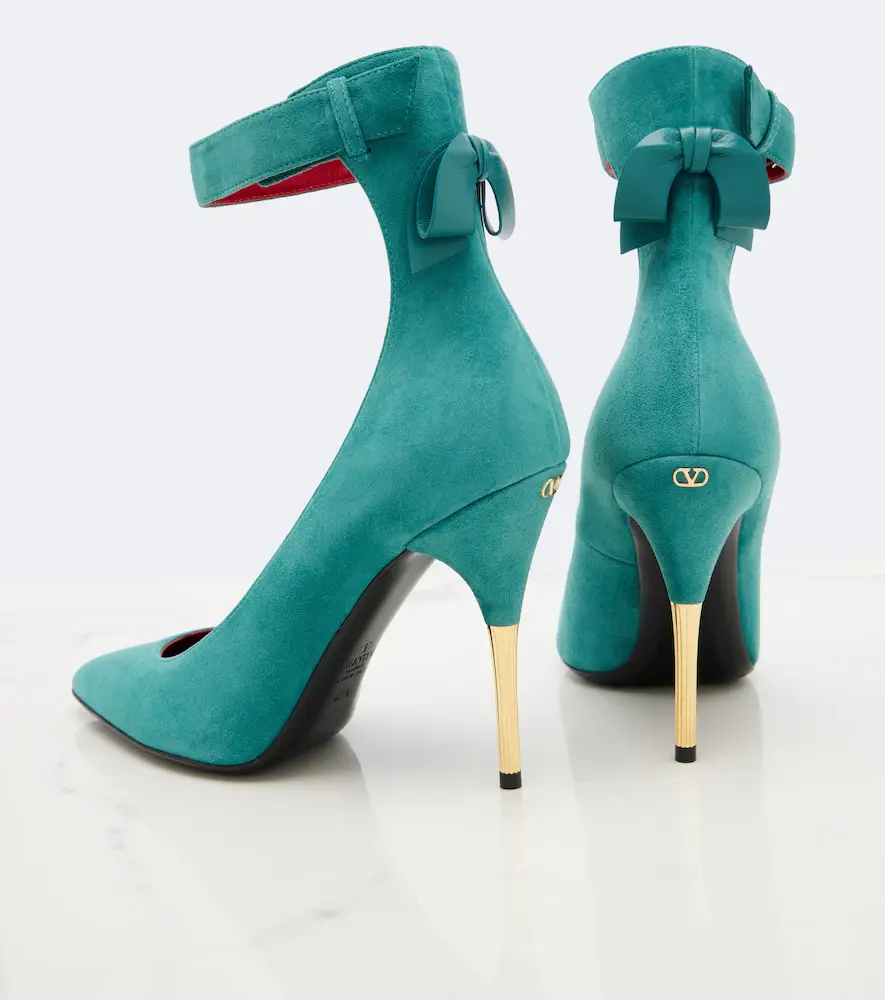 Valentino Garavani Fatale bow-detail suede pumps | Thumbnail 4 Valentino Garavani Fatale bow-detail suede pumps | Thumbnail 4