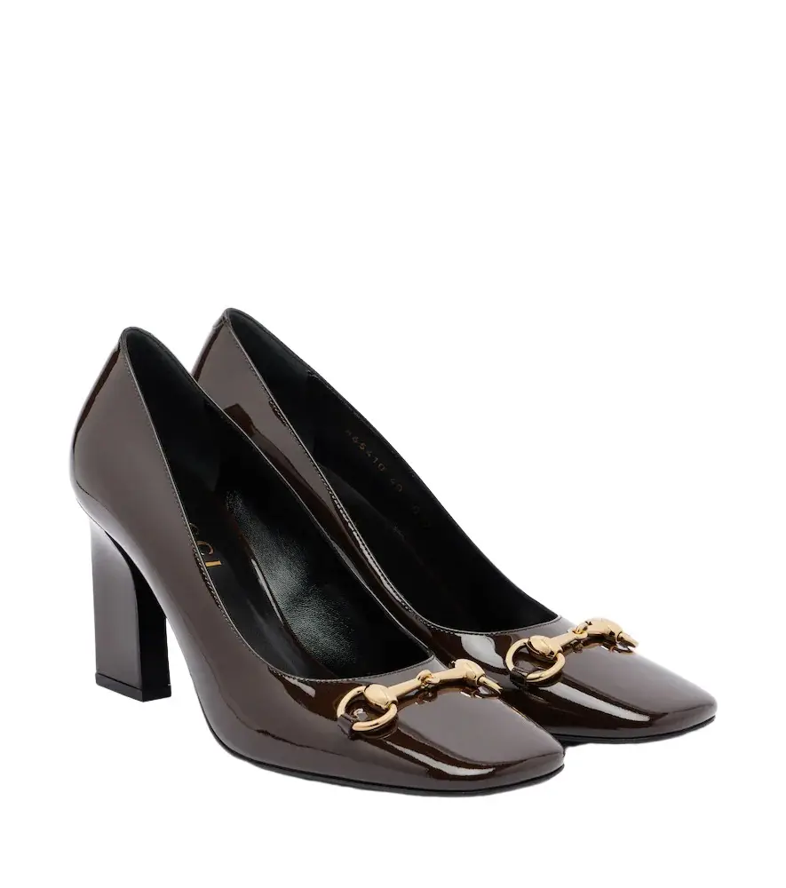 Signora Horsebit patent leather pumps Signora Horsebit patent leather pumps