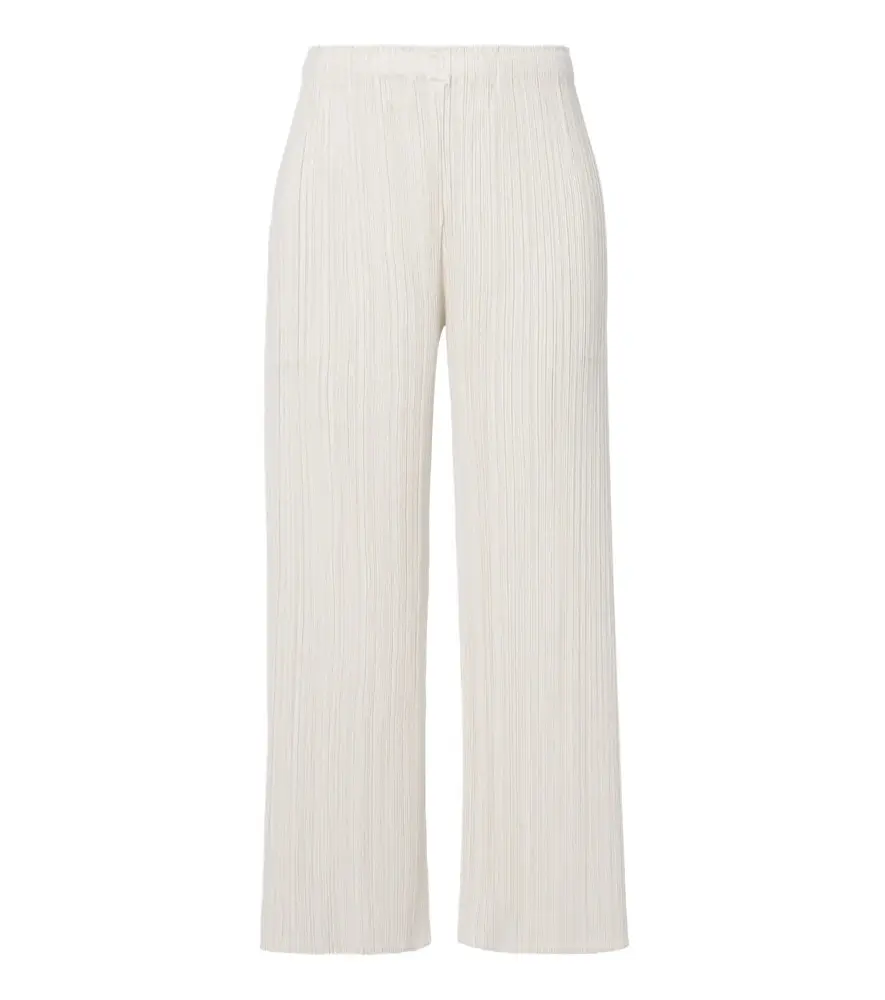 Pleats Please Issey Miyake Monthly Colors: August pleated wide-leg pants | Image 1 Pleats Please Issey Miyake Monthly Colors: August pleated wide-leg pants | Image 1