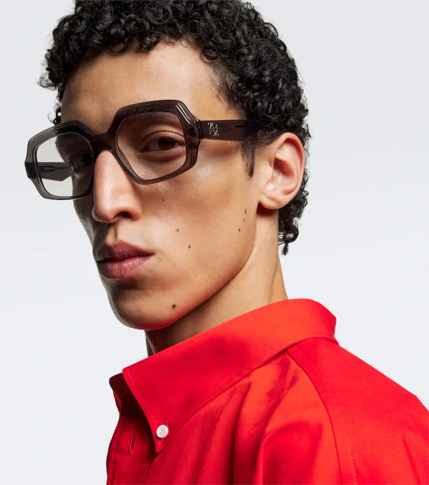 Loewe Anagram rectangular glasses | Thumbnail 3 Loewe Anagram rectangular glasses | Thumbnail 3