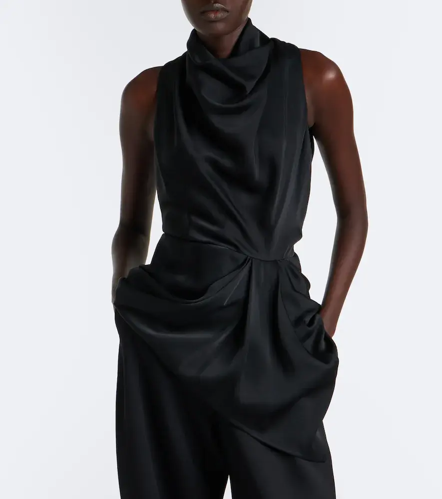 Givenchy Draped satin top | Thumbnail 4 Givenchy Draped satin top | Thumbnail 4