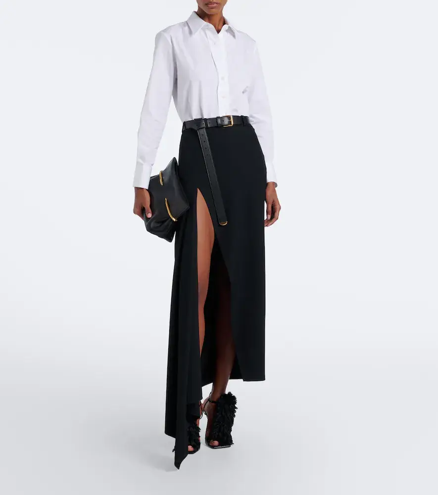 Givenchy Asymmetric wool midi skirt | Thumbnail 6 Givenchy Asymmetric wool midi skirt | Thumbnail 6